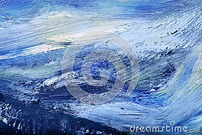 Abstract oil painting Stock Photo