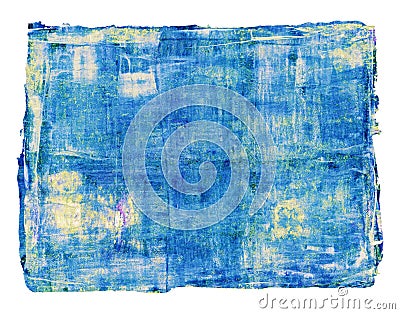 Abstract oil painting is isolated on white background Stock Photo