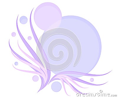 Abstract Opaque Feminine Logo Cartoon Illustration