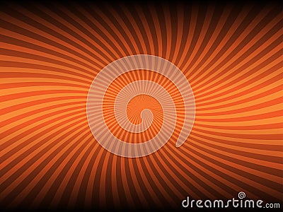 Abstract orange color glowing background Vector Illustration