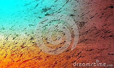 Abstract orange and light dark brown blur texture wallpaper background Stock Photo