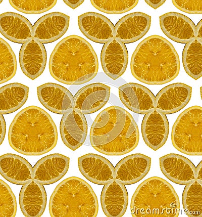 Abstract orange seamless pattern Stock Photo