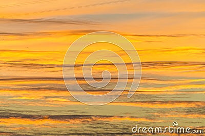 Abstract orange sky Stock Photo