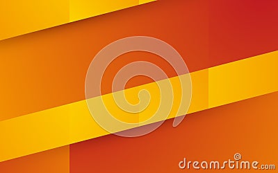 Abstract orange yellow shape background Stock Photo