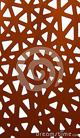 Abstract ornament of red paper Stock Photo