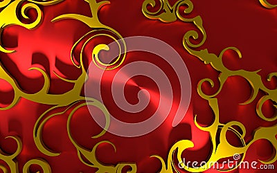 Abstract ornamental background Stock Photo