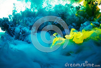 Abstract paint splash Stock Photo