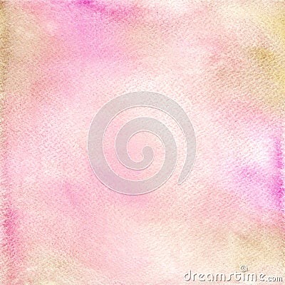 Abstract painted watercolor background on paper texture. Stock Photo