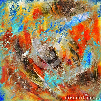 Abstract painting Stock Photo