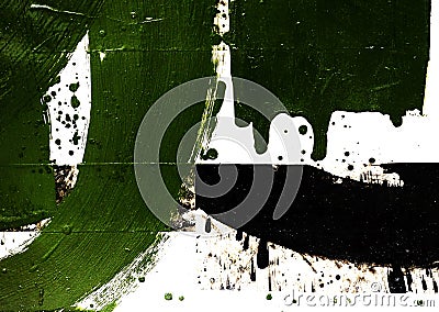 Abstract painting on canvas. Abstract expressionism. Stock Photo