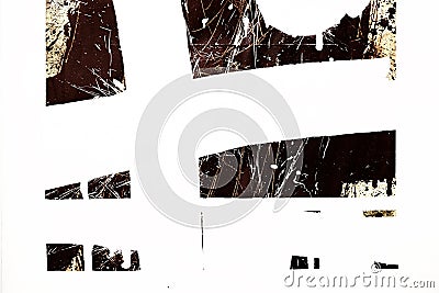 Abstract painting on canvas. Abstract expressionism. Stock Photo