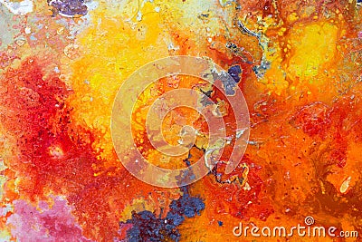 Abstract painting color texture. Bright artistic background in r Stock Photo