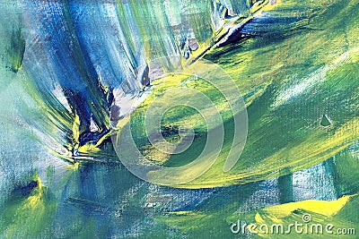 Abstract illustration background, blue waterfall Stock Photo