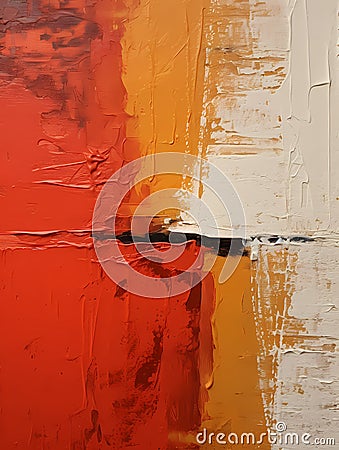 Abstract - A Painting Of Different Colors Stock Photo