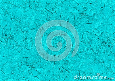 Neon Blue Green Tosca Grunge Rusty Distorted Decay Old Abstract Painting Texture for Autumn Background Wallpaper Stock Photo