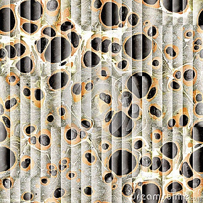 Abstract paneling pattern - seamless background - oil paper Stock Photo