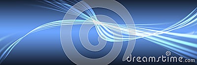 Abstract panoramic background element. Dynamic curves ands blurs pattern Stock Photo