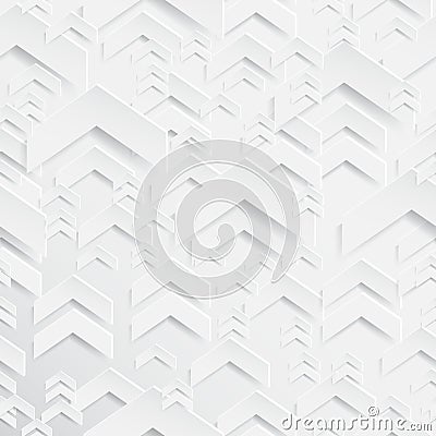 Abstract paper arrows seamless pattern background Vector Illustration