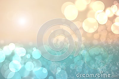 Abstract pastel colored bright summer bokeh background. Concept Stock Photo