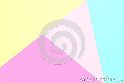 Abstract pastel colored paper texture minimalism background. Minimal geometric shapes and lines Stock Photo