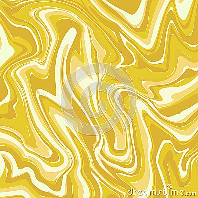 Abstract of pastel decorative marble yellow tone background. Vector Illustration