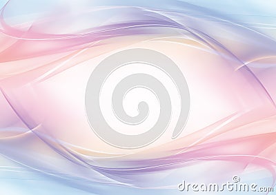 Abstract pastel eye-shaped background - frame Stock Photo
