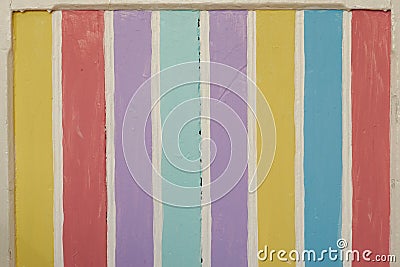 Abstract pastel paint stripes for interesting background Stock Photo