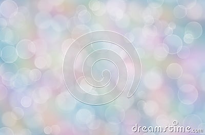 Abstract pastel rainbow background with boke Stock Photo