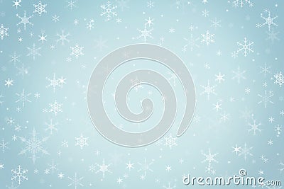 Abstract pastel teal blue Christmas winter background Stock Photo