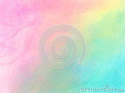 Abstract pastel watercolor background. Rainbow background Stock Photo