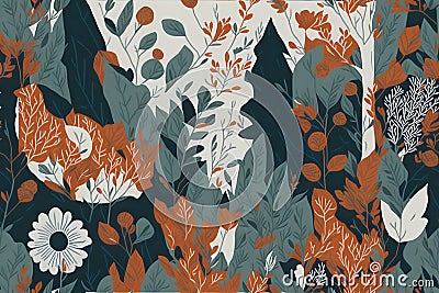 Abstract Pattern: Colorful Art Background with Full Frame View Stock Photo