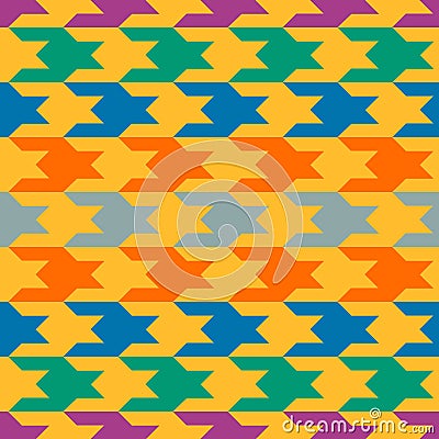 Abstract pattern with colorful figures Vector Illustration