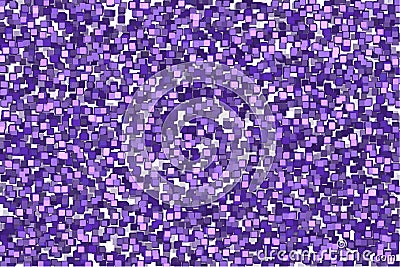 Abstract pattern of cubes in shades of purple Stock Photo