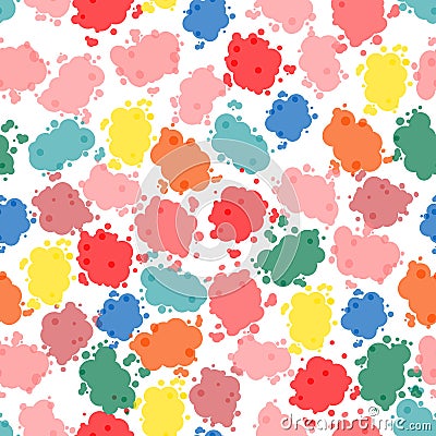 Abstract pattern. Firework spot background. Vector Illustration