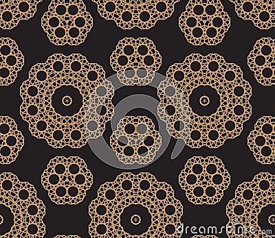 Abstract pattern with geometric ornament. Vector Illustration