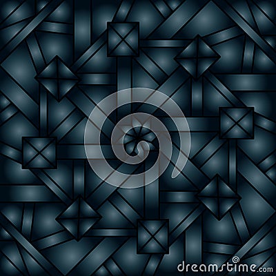 Abstract pattern of gradient shapes. Colorful unusual background creates three-dimensional shapes Vector Illustration