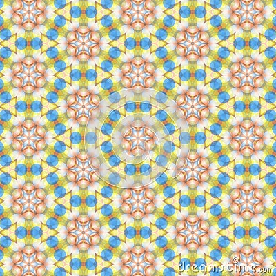 abstract pattern kaleidoscope background, patterns for fabric printing, decorative mosaic, colorful texture creative background, Cartoon Illustration