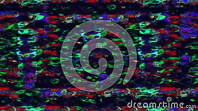 Abstract pattern of multi-colored blots on a dark background red-green-blue, 3D graphics, seamless pattern Stock Photo