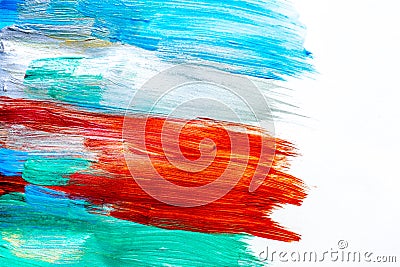 Abstract pattern with multicolored oil paintings texture Stock Photo