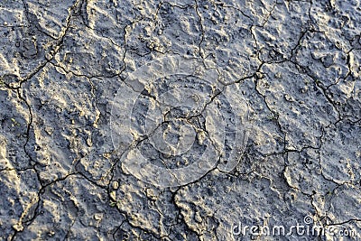 Abstract pattern from natural landscape of dry crack desert land Stock Photo