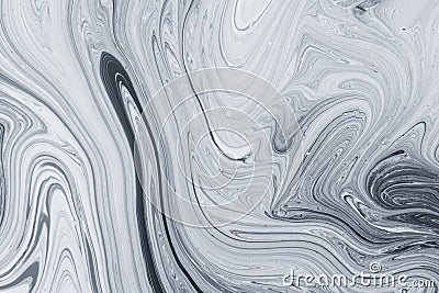 Abstract pattern, Traditional Ebru art. Color ink paint with waves. Marble background. Stock Photo