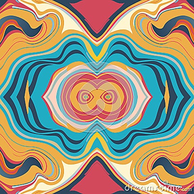 Abstract pattern with a variety of multicolored lines. Stock Photo