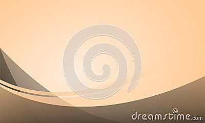 Abstract dark peach orange background and wallpaper arts - wavy vector. Stock Photo