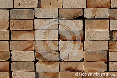 Abstract Pile Of 2x4s Stock Photo