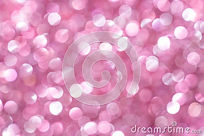 Abstract pink background, texture with glowing effect bokeh, texture concept Stock Photo