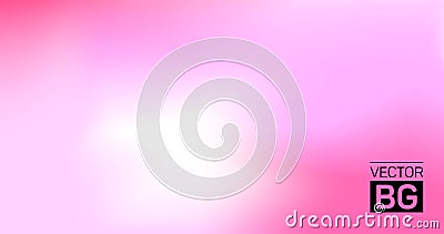 Abstract pink blurred background image Vector Illustration