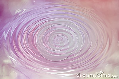 Abstract pink circle water drop ripple with wave, texture background Stock Photo