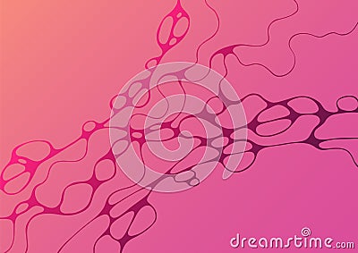 Abstract pink crimson Mother`s Day fluid waves vector background. Vector Illustration