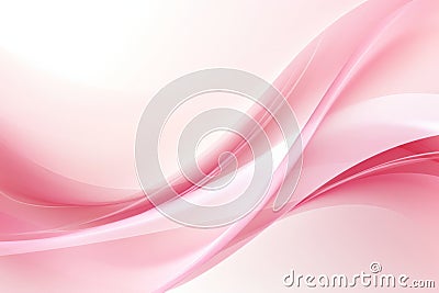 Abstract pink curves interlacing on a soft backdrop Stock Photo