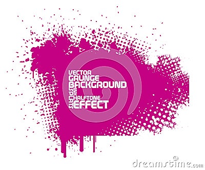 Abstract pink grunge background Vector Illustration